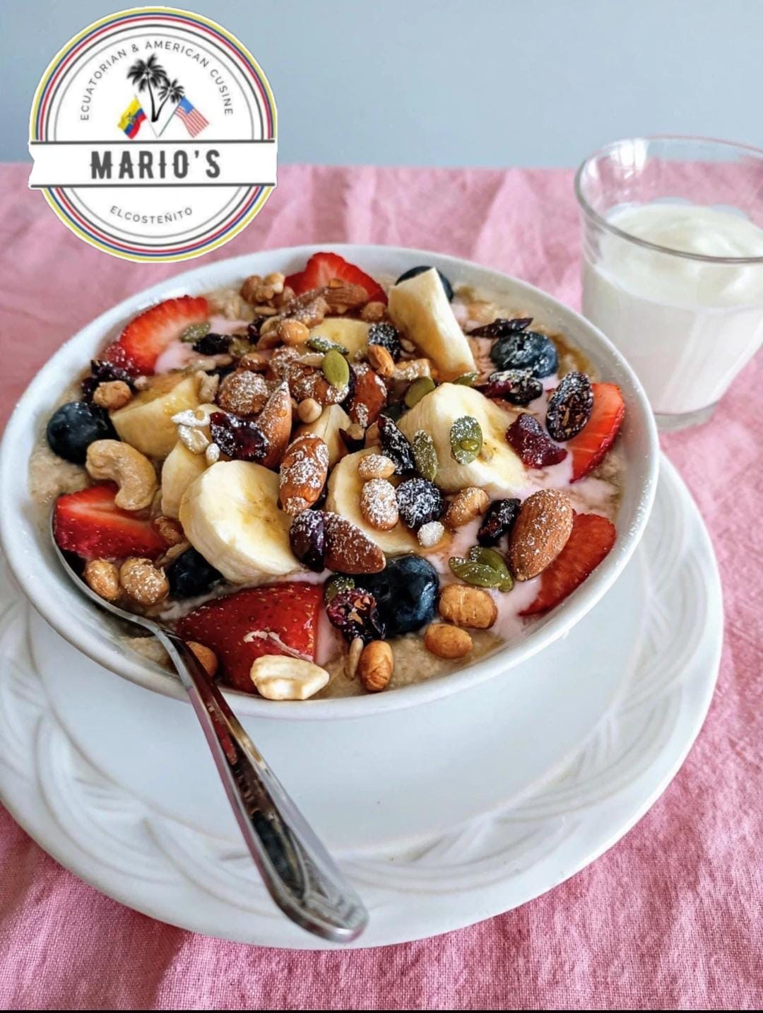 Bowl de frutas y frutos secos